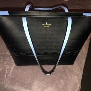 Kate spade scalloped tote bag